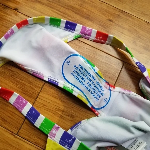 NWT Fun Rainbow Bikini! - Picture 4 of 4